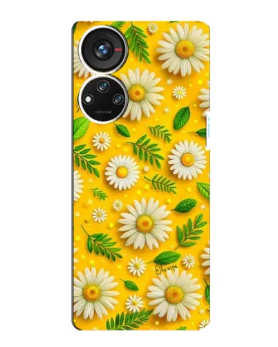 Чехол для ZTE Blade V40s с картинкой «Ромашковое солнце» Чехол для ZTE Blade V40s с картинкой «Ромашковое солнце»