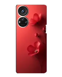 Чохол для ZTE Blade V40s з картинкою «Макові суцвіття»