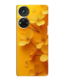 Чохол для ZTE Blade V40s з картинкою «Золоті пелюстки»