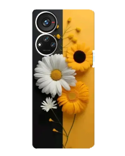 Чехол для ZTE Blade V40s с картинкой «Подсолнух и ромашка» Чехол для ZTE Blade V40s с картинкой «Подсолнух и ромашка»