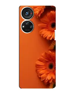 Чохол для ZTE Blade V40s з картинкою «Помаранчеві гербери»