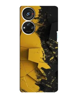 Чохол для ZTE Blade V40s з картинкою «Золоті уламки геометрії»