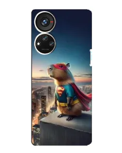 Чохол для ZTE Blade V40s з картинкою «Капі-мен супергерой» Чохол для ZTE Blade V40s з картинкою «Капі-мен супергерой»