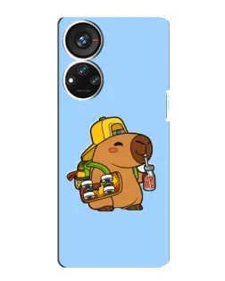 Чохол для ZTE Blade V40s з картинкою «Капібара на скейті» Чохол для ZTE Blade V40s з картинкою «Капібара на скейті»