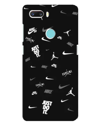 Чехол для ZTE Z18 Mini с картинкой «Nike Black Pattern» Чехол для ZTE Z18 Mini с картинкой «Nike Black Pattern»