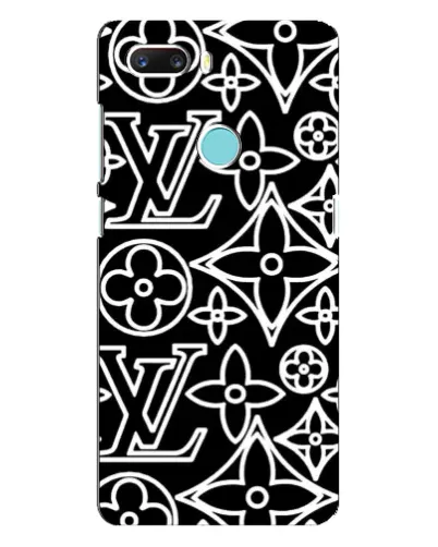 Чехол для ZTE Z18 Mini с картинкой «Черно-белый узор LV» Чехол для ZTE Z18 Mini с картинкой «Черно-белый узор LV»