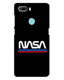 Чехол для ZTE Z18 Mini с картинкой «NASA — классика Red Blue» Чехол для ZTE Z18 Mini с картинкой «NASA — классика Red Blue»