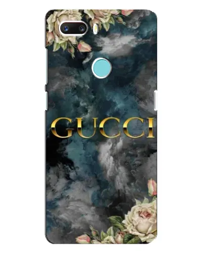 Чехол для ZTE Z18 Mini с картинкой «Абстрактные цветы Gucci»