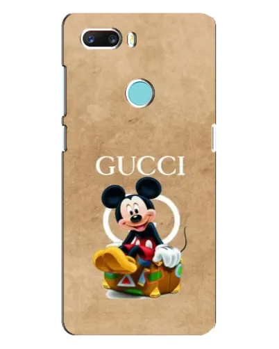 Чехол для ZTE Z18 Mini с картинкой «Микки Маус Gucci — крафт»