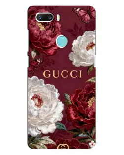 Чехол для ZTE Z18 Mini с картинкой «Gucci — бордовые розы»