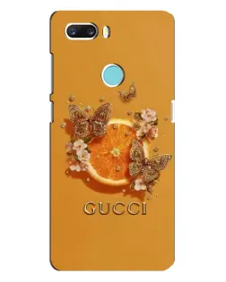 Чехол для ZTE Z18 Mini с картинкой «Gucci — золотые бабочки»