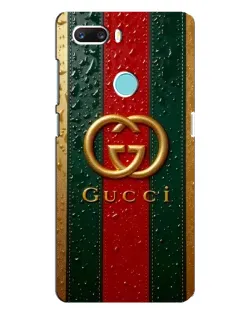 Чехол для ZTE Z18 Mini с картинкой «Gucci — фирменная полоса и золото»