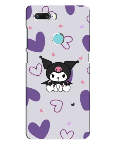 Чехол для ZTE Z18 Mini с картинкой «Kuromi и лавандовые сердца» Чехол для ZTE Z18 Mini с картинкой «Kuromi и лавандовые сердца»