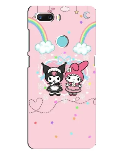Чехол для ZTE Z18 Mini с картинкой «My Melody и Kuromi» Чехол для ZTE Z18 Mini с картинкой «My Melody и Kuromi»