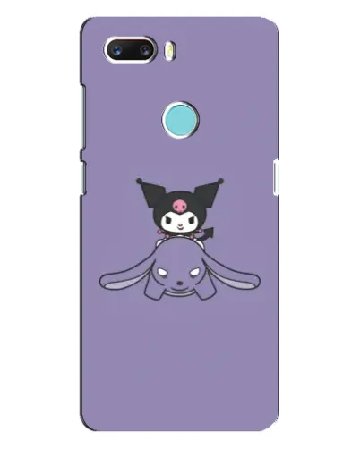 Чехол для ZTE Z18 Mini с картинкой «Kuromi на лиловом фоне» Чехол для ZTE Z18 Mini с картинкой «Kuromi на лиловом фоне»