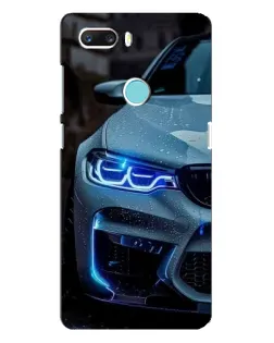 Чехол для ZTE Z18 Mini с картинкой «Взгляд BMW с синими фарами»