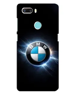 Чехол для ZTE Z18 Mini с картинкой «BMW — неоновое сияние»