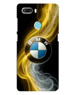 Чехол для ZTE Z18 Mini с картинкой «Золотистый дым BMW»