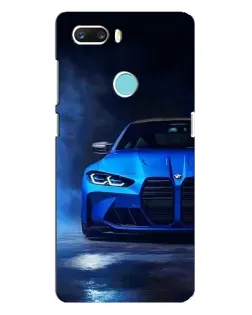 Чехол для ZTE Z18 Mini с картинкой «Голубая BMW M4»