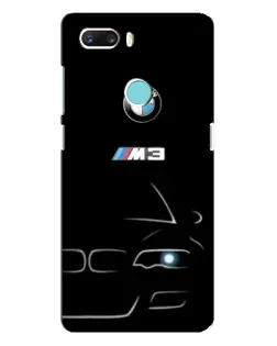 Чехол для ZTE Z18 Mini с картинкой «Минималистичный принт BMW M3»
