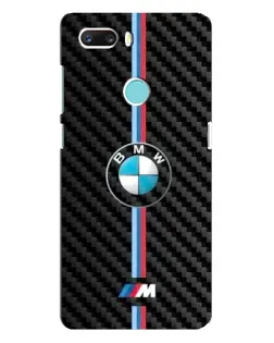 Чехол для ZTE Z18 Mini с картинкой «Эмблема BMW и карбон»
