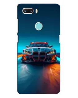 Чехол для ZTE Z18 Mini с картинкой «BMW — огни неона»