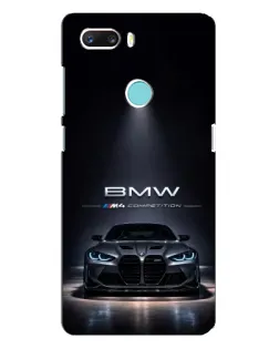 Чехол для ZTE Z18 Mini с картинкой «BMW сквозь ночной город»