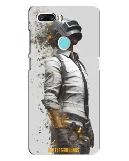 Чехол для ZTE Z18 Mini с картинкой «PUBG — боец в пыли»