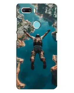 Чехол для ZTE Z18 Mini с картинкой «PUBG — свободное падение»