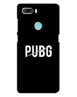 Чехол для ZTE Z18 Mini с картинкой «PUBG — белый логотип»