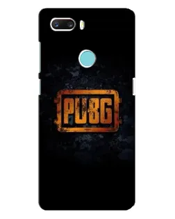 Чехол для ZTE Z18 Mini с картинкой «PUBG — золотой логотип»