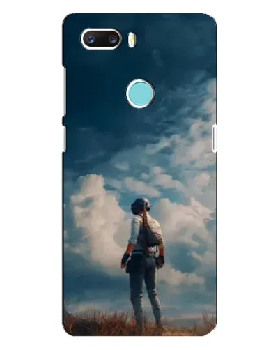 Чехол для ZTE Z18 Mini с картинкой «Герой PUBG на скале» Чехол для ZTE Z18 Mini с картинкой «Герой PUBG на скале»
