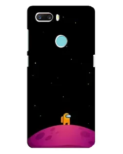 Чехол для ZTE Z18 Mini с картинкой «Одинокий герой на планете» Чехол для ZTE Z18 Mini с картинкой «Одинокий герой на планете»
