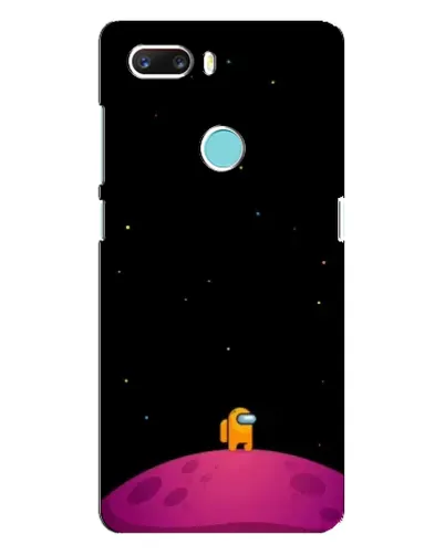 Чехол для ZTE Z18 Mini с картинкой «Одинокий герой на планете»