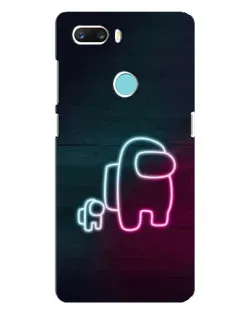 Чехол для ZTE Z18 Mini с картинкой «Among Us неон-арт» Чехол для ZTE Z18 Mini с картинкой «Among Us неон-арт»