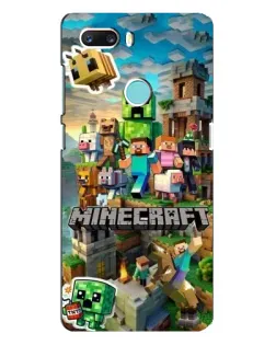 Чехол для ZTE Z18 Mini с картинкой «Замок Minecraft»