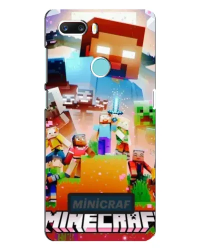 Чехол для ZTE Z18 Mini с картинкой «Minecraft герои игры»