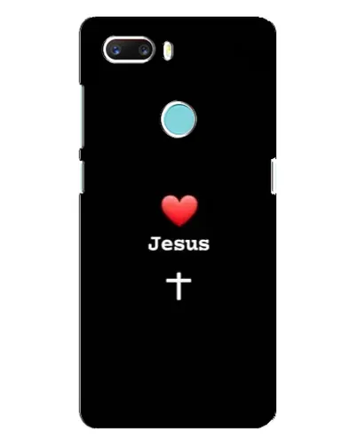 Чехол для ZTE Z18 Mini с картинкой «Сердце - Jesus»