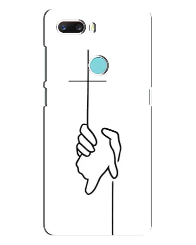 Чехол для ZTE Z18 Mini с картинкой «Рука держит»