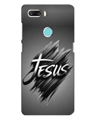 Чехол для ZTE Z18 Mini с картинкой «Надпись Jesus Graffiti»