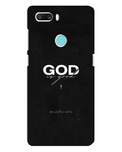 Чехол для ZTE Z18 Mini с картинкой «GOD — Бог над всем»