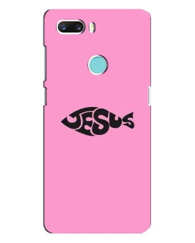 Чехол для ZTE Z18 Mini с картинкой «Розовый символ  Jesus»