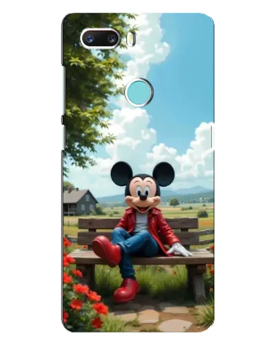 Чехол для ZTE Z18 Mini с картинкой «Микки на скамейке» Чехол для ZTE Z18 Mini с картинкой «Микки на скамейке»