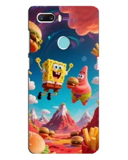 Чехол для ZTE Z18 Mini с картинкой «Космический фастфуд»
