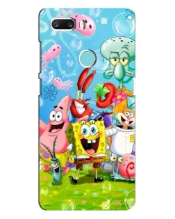 Чехол для ZTE Z18 Mini с картинкой «Губка Боб и друзья»