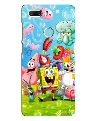 Чехол для ZTE Z18 Mini с картинкой «Губка Боб и друзья» Чехол для ZTE Z18 Mini с картинкой «Губка Боб и друзья»