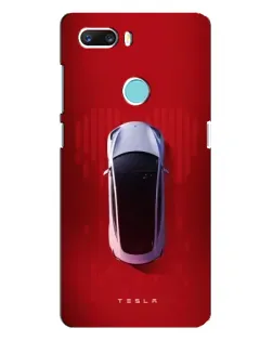 Чехол для ZTE Z18 Mini с картинкой «Tesla Top View»