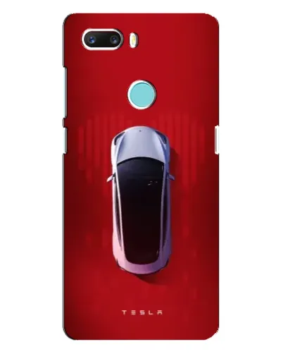 Чехол для ZTE Z18 Mini с картинкой «Tesla Top View»