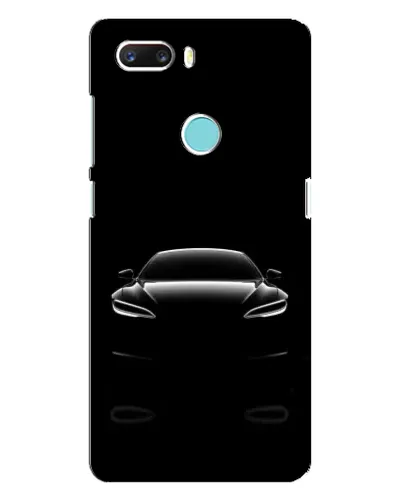 Чехол для ZTE Z18 Mini с картинкой «Силуэт Tesla Night»