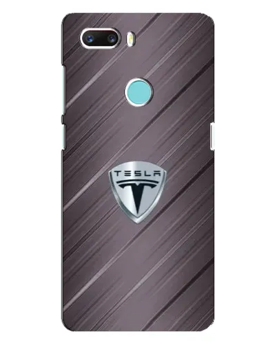 Чехол для ZTE Z18 Mini с картинкой «Металлическая текстура Tesla»